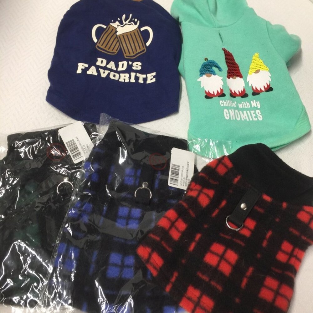 Dog Sweaters Shirts Small and Xsmall Lot of 12 Dog Sweaters Holiday Dog Sweaters